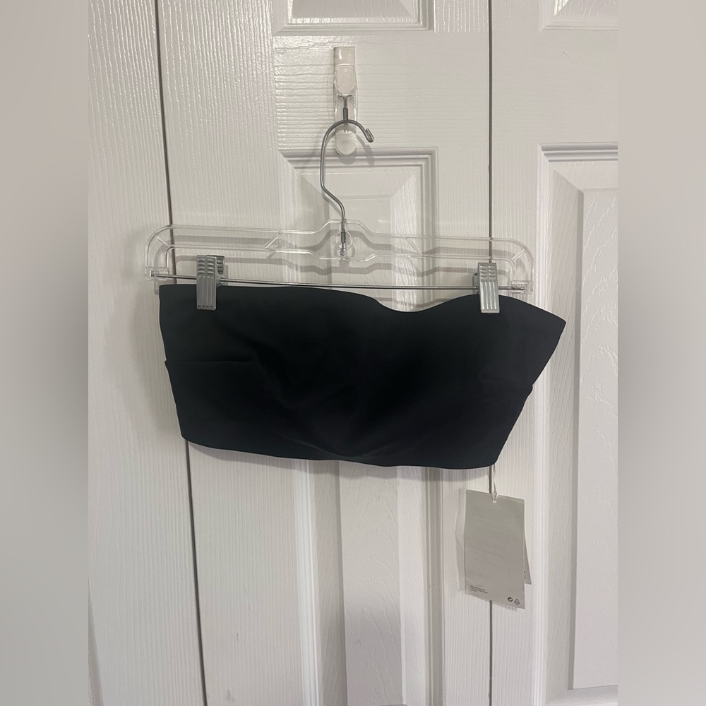 COS Bandeau Top Black Size 14 NWT